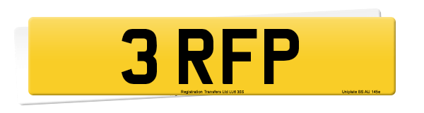 Registration number 3 RFP